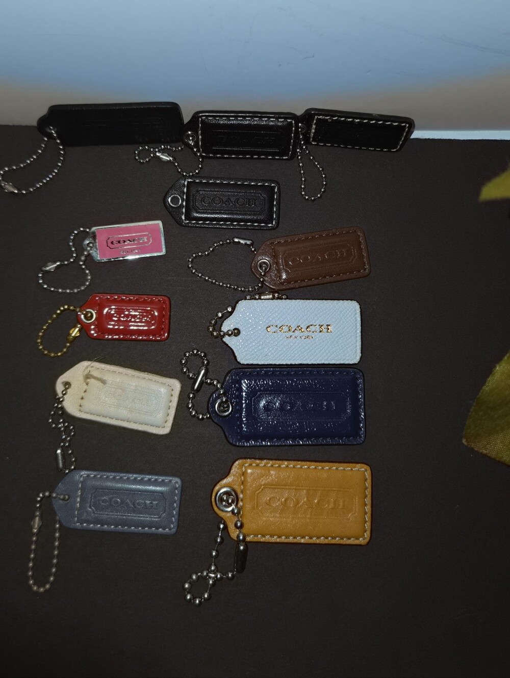 12 Coach Hang Tags Purse Charms - Picture 2 of 4